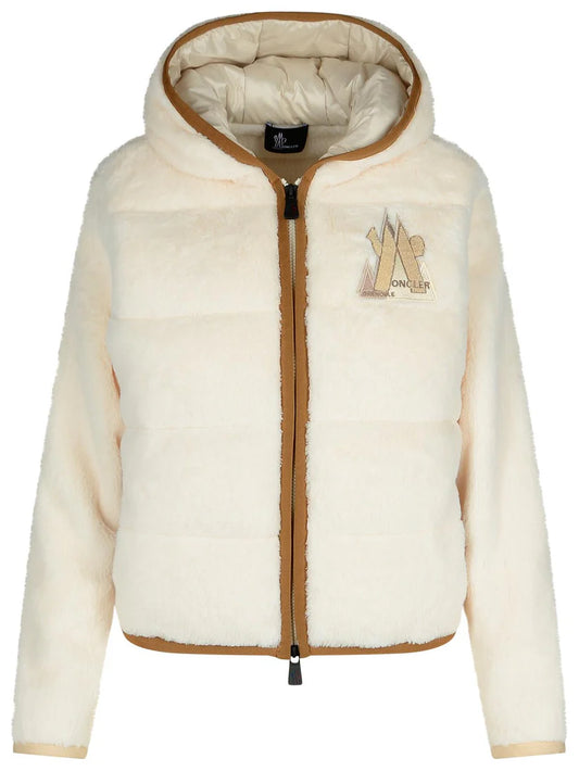 Moncler Grenoble Cream Polyester Blend Sweatshirt Woman